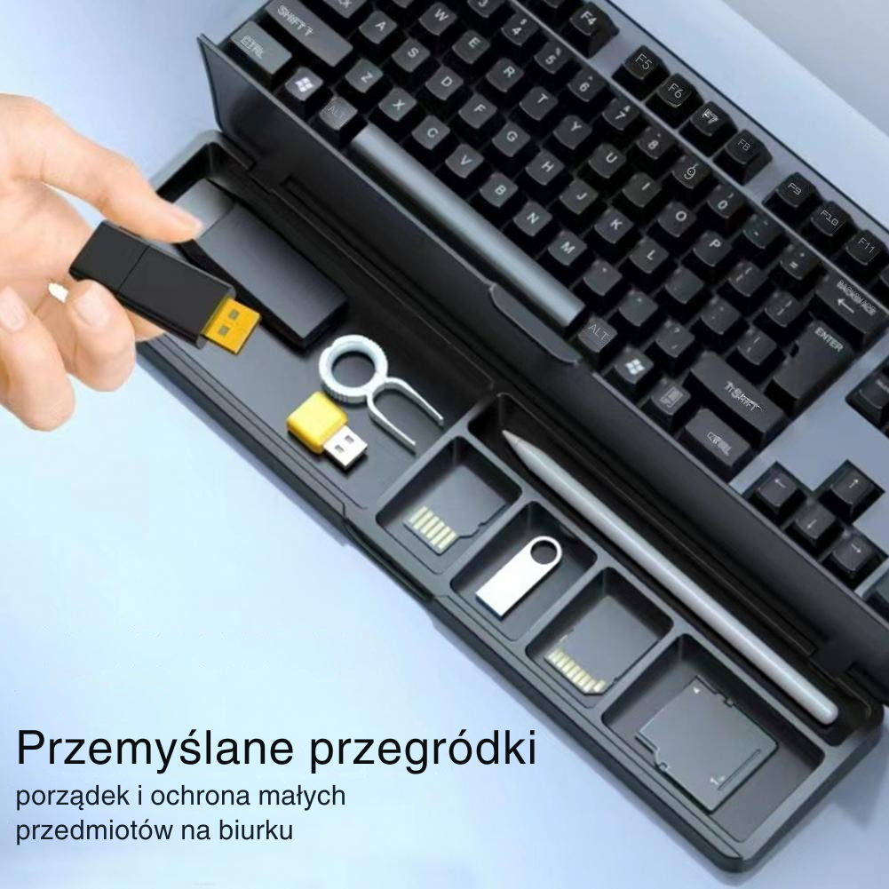 FocusPad™ | Ergonomiczna podpórka pod nadgarstek z organizerem