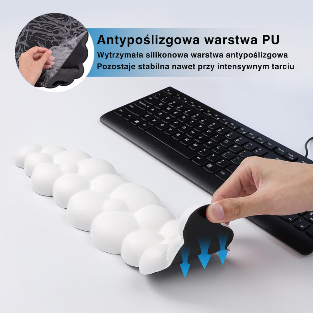 FocusCloud™  | Chmurkowa podpórka pod nadgarstki